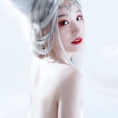 黑白模特
